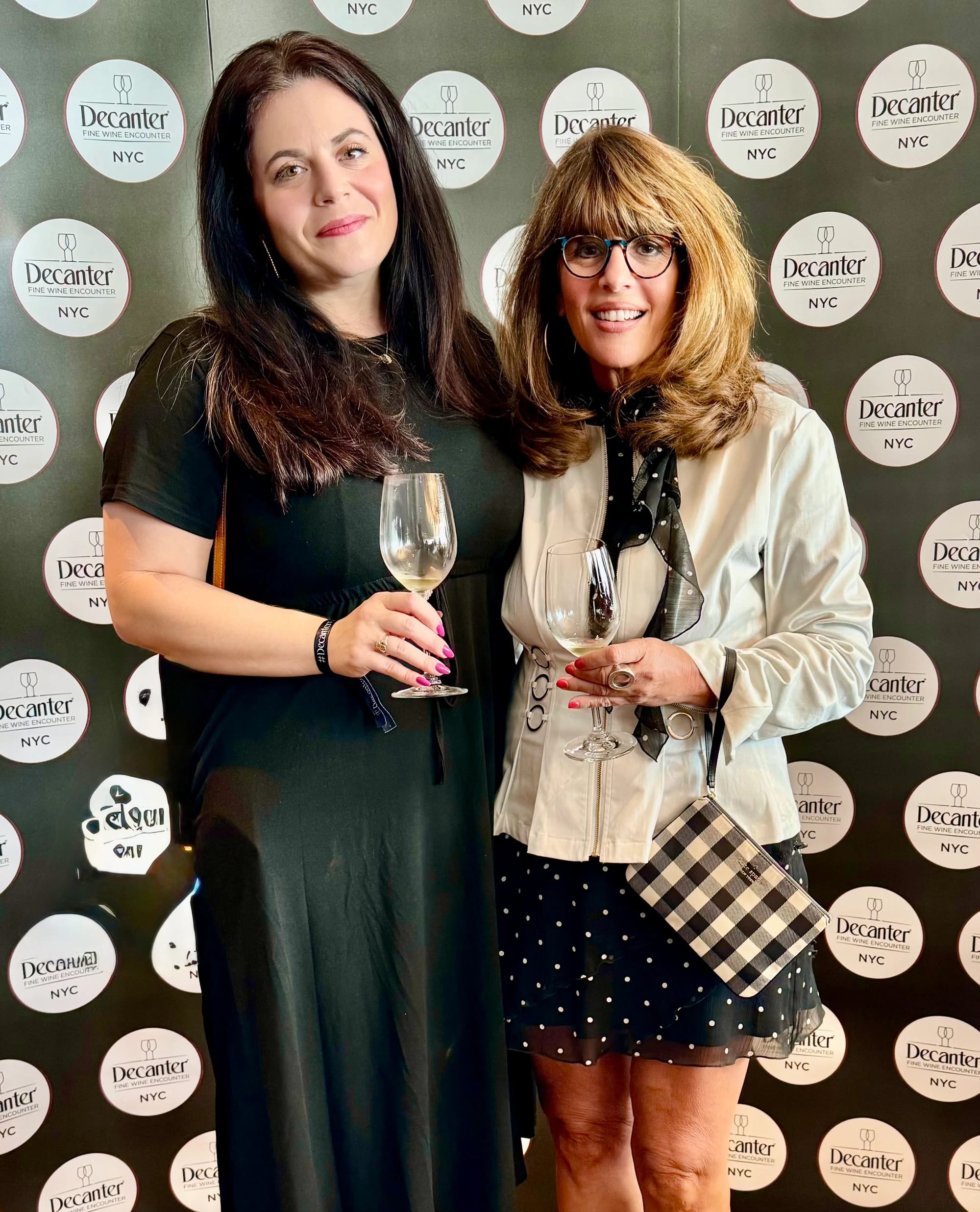 Susan and Elizabeth at the Decanter Fine Wine Encounter in New York