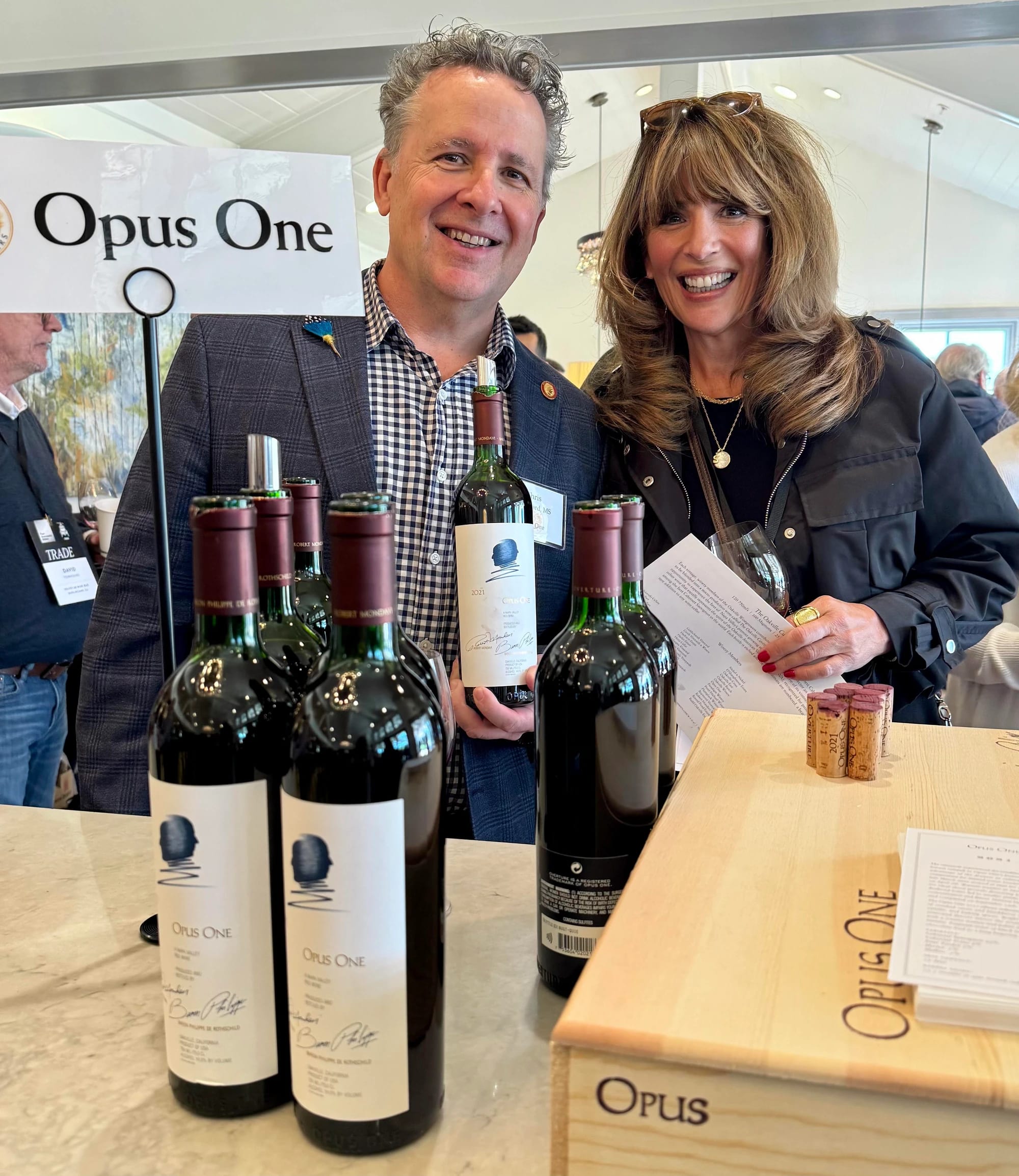 Susan at the 2025 Oakville tasting