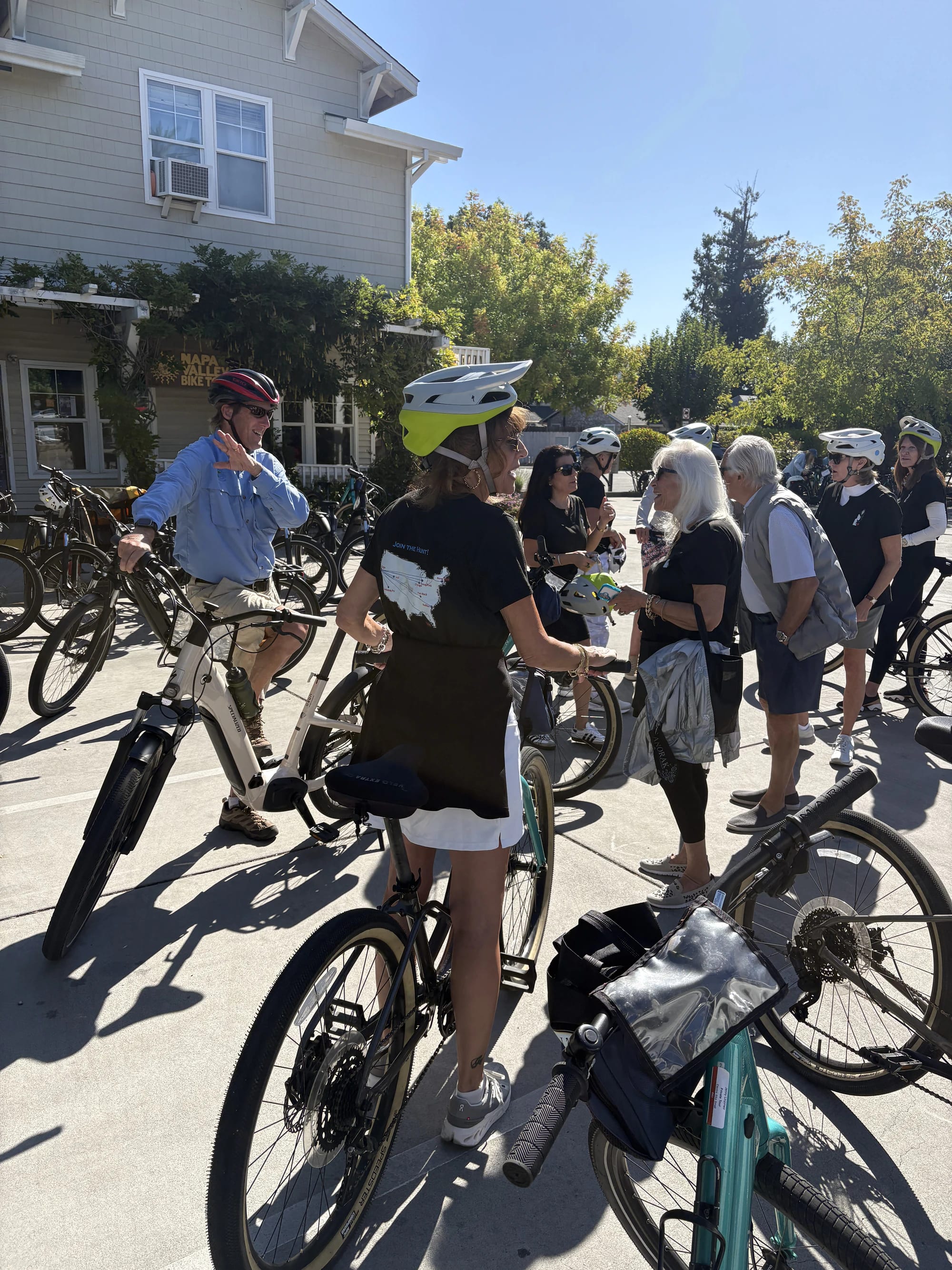 Wine tasting and biking